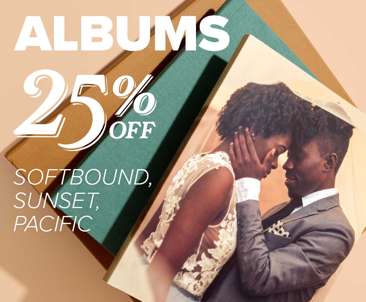 Save 25% on all Albums