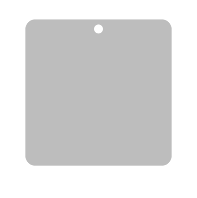 Square Metal Ornament